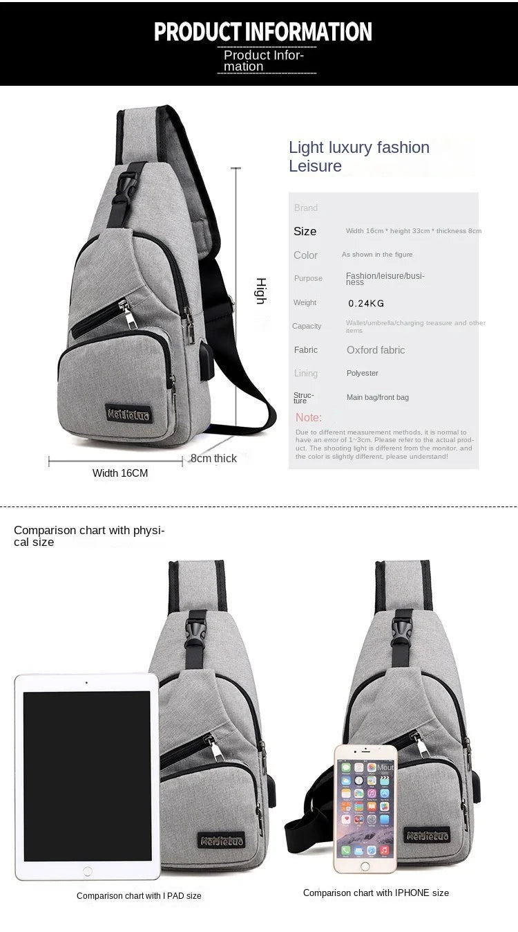 UrbanFlex™ Herren Crossbody Bag – Kompakt, Stylisch & Vielseitig | Ideal für Alltag & Freizeit