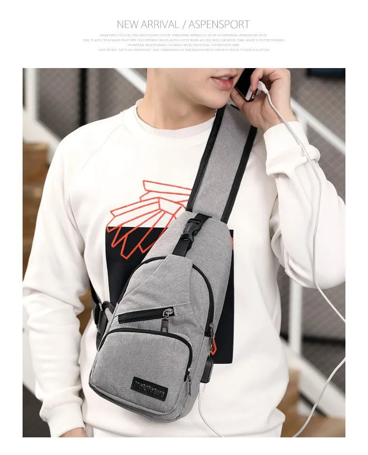 UrbanFlex™ Herren Crossbody Bag – Kompakt, Stylisch & Vielseitig | Ideal für Alltag & Freizeit