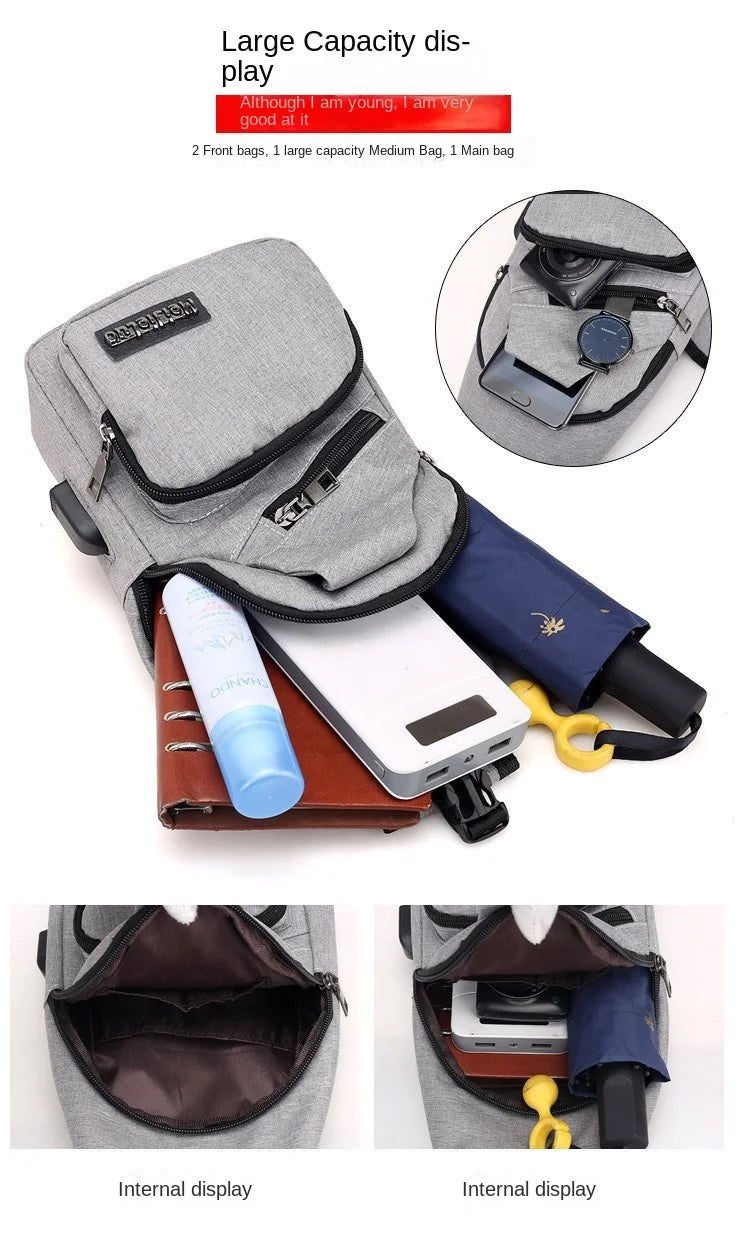 UrbanFlex™ Herren Crossbody Bag – Kompakt, Stylisch & Vielseitig | Ideal für Alltag & Freizeit