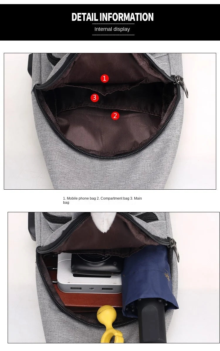 UrbanFlex™ Herren Crossbody Bag – Kompakt, Stylisch & Vielseitig | Ideal für Alltag & Freizeit
