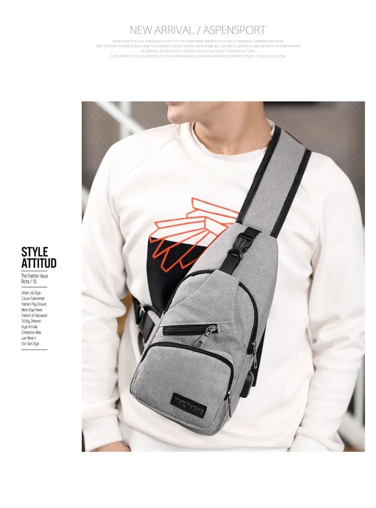 UrbanFlex™ Herren Crossbody Bag – Kompakt, Stylisch & Vielseitig | Ideal für Alltag & Freizeit