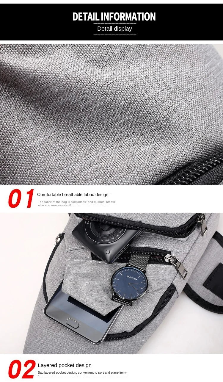UrbanFlex™ Herren Crossbody Bag – Kompakt, Stylisch & Vielseitig | Ideal für Alltag & Freizeit