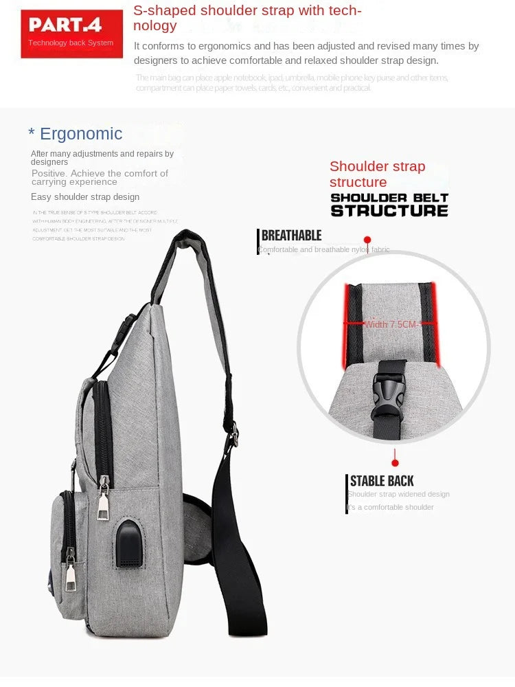 UrbanFlex™ Herren Crossbody Bag – Kompakt, Stylisch & Vielseitig | Ideal für Alltag & Freizeit