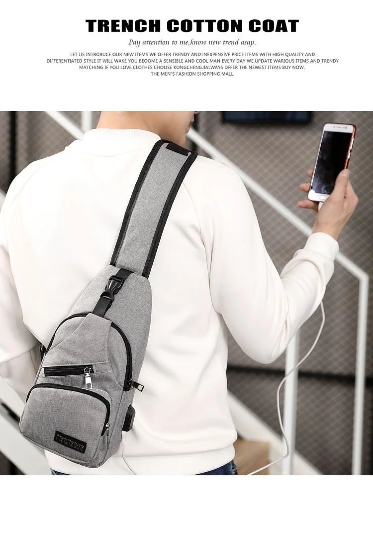 UrbanFlex™ Herren Crossbody Bag – Kompakt, Stylisch & Vielseitig | Ideal für Alltag & Freizeit